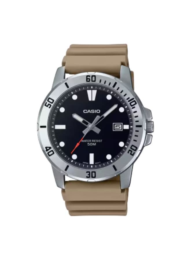 Casio Men's Watch, Analog Display and Resin Strap - MTP-VD01-5EVUDF