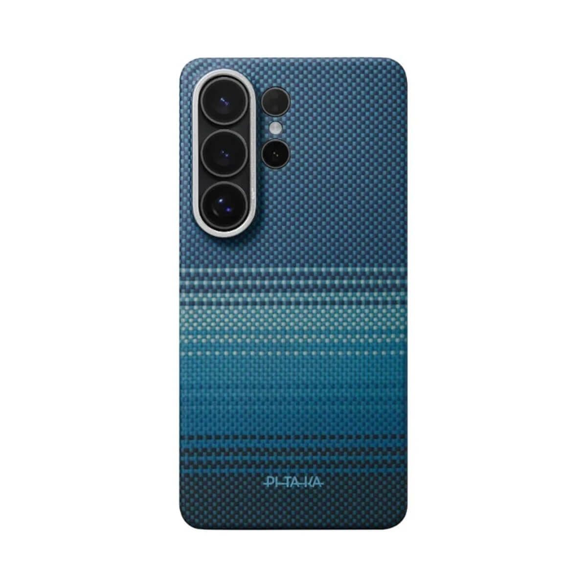 Pitaka Edge Ultra Slim Case with Aaron Button for Samsung S26 Ultra Moonrise