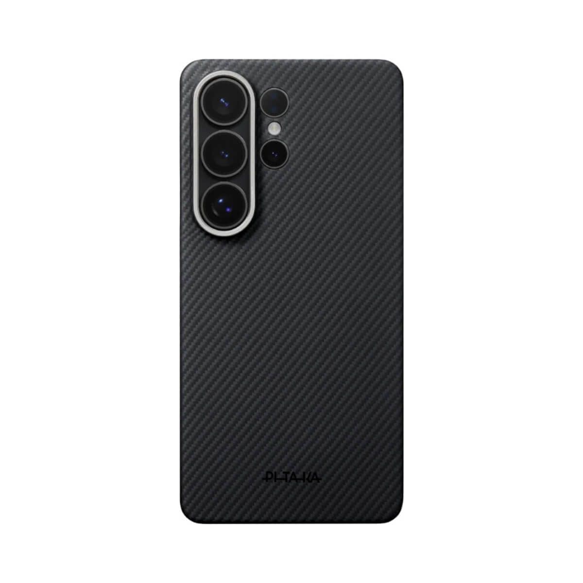 Pitaka Edge Ultra Slim Case with Aaron Button for Samsung S26 Ultra Sunset