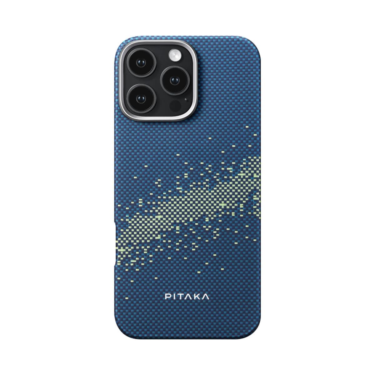 Pitaka Tactile Woven Case for iPhone 16 Pro Max - Milky Way