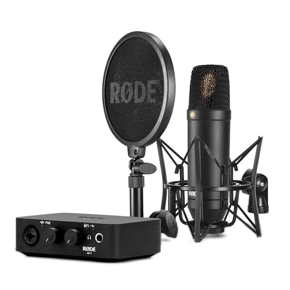 RODE NT1 AI-1 Complete Studio Kit with Audio Interface
