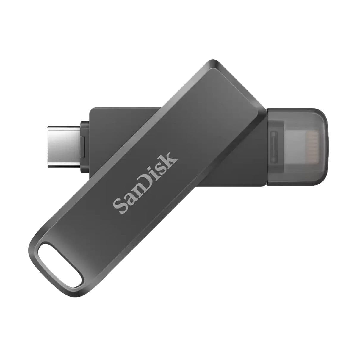 SanDisk iXpand Flash Drive Luxe 256GB USB Type C to Lightning