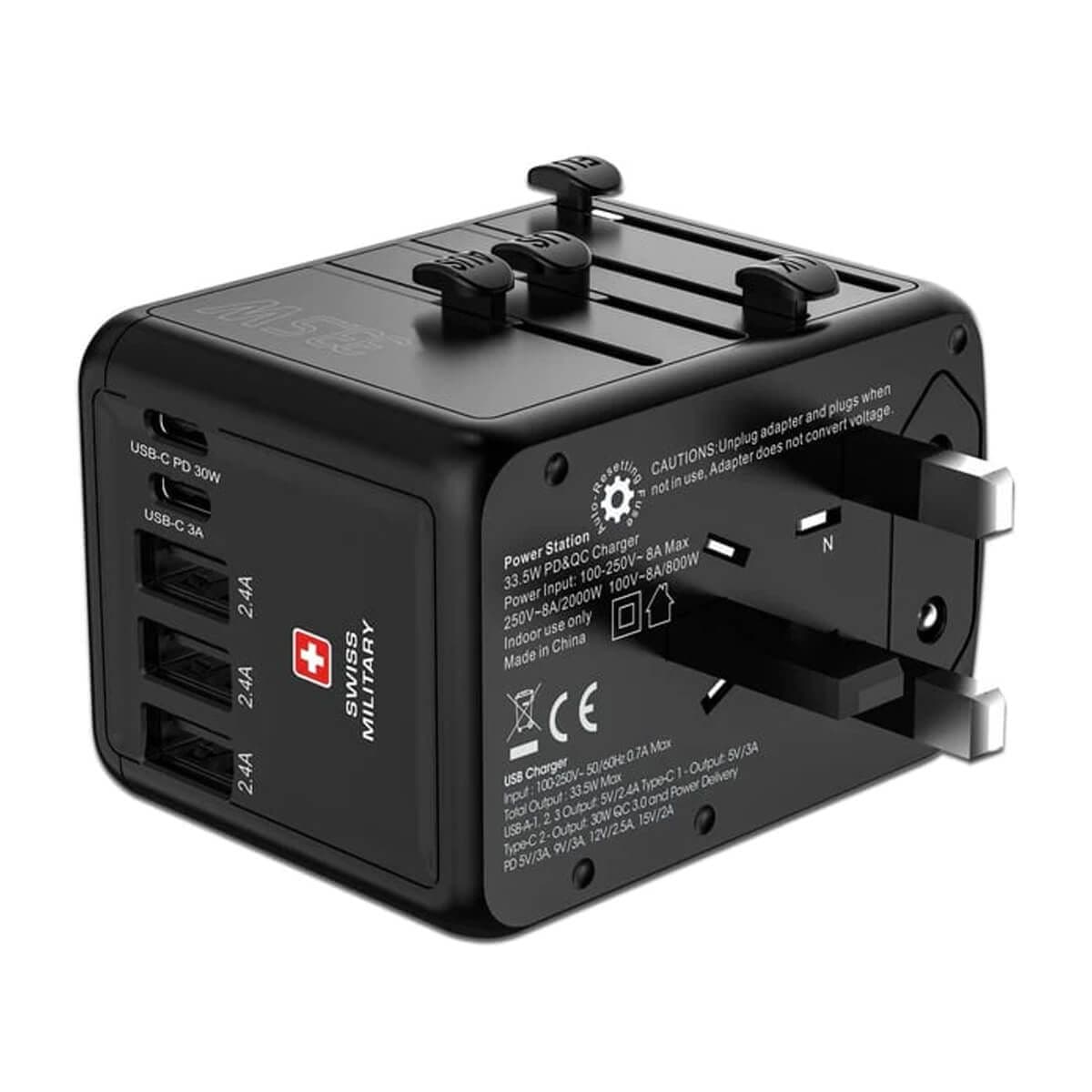 Swiss Military Power Station 35W & DC Travel Charger
