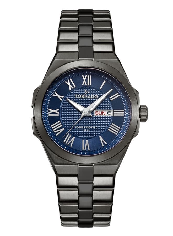 Tornado Men's Watch, Quartz, 43 mm, T8007-XBXN
