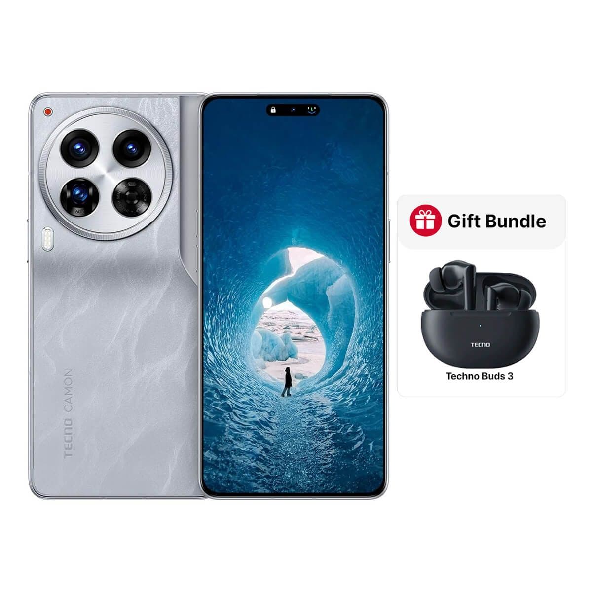 Tecno Camon 30 Premier 5G (12GB RAM + 512GB Memory) - Snowy