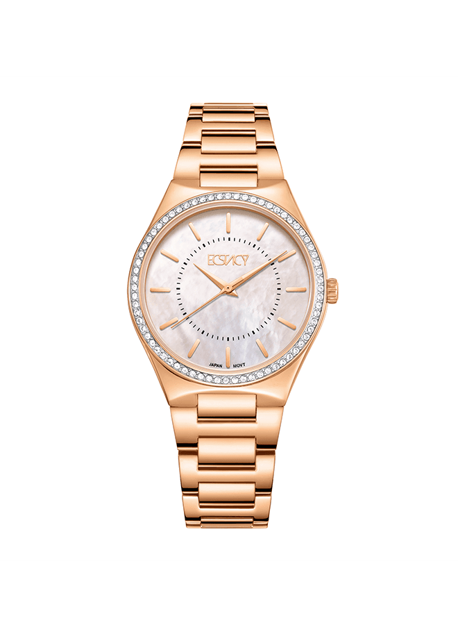 Ecstacy Women's Watch, Analog Display and Stainless Steel Strap - E23507-RBKMK