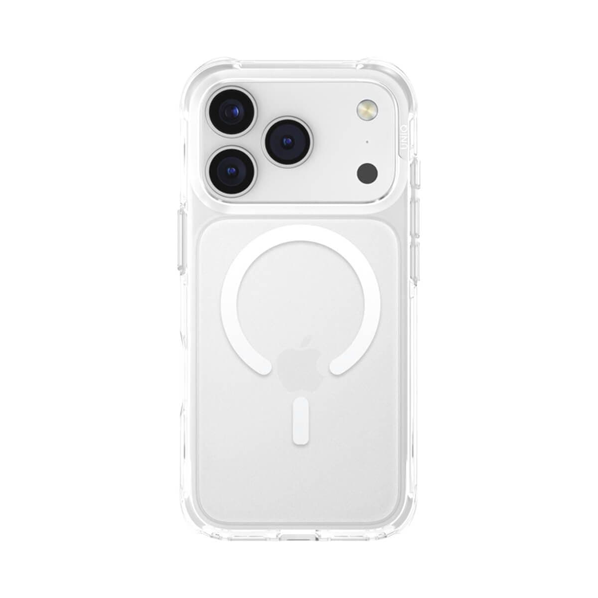 Uniq Hybrid Lifepro Xtreme MagSafe Case for iPhone 17 Pro - Frost Clear/White