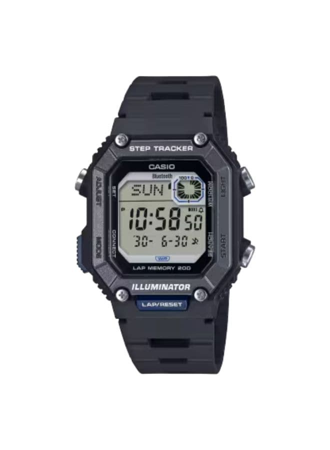 Casio Men's Watch, Digital Display and Resin Strap - WS-B1000-1AVDF